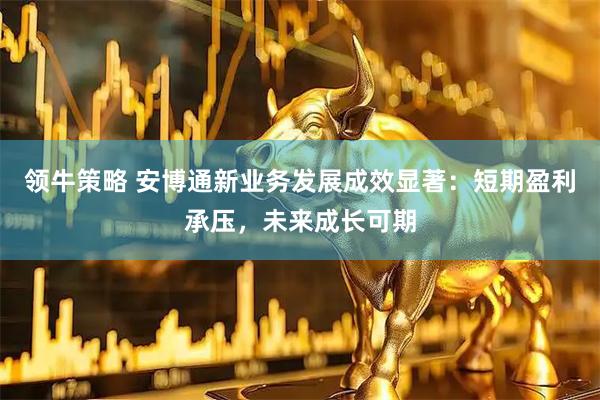 领牛策略 安博通新业务发展成效显著：短期盈利承压，未来成长可期